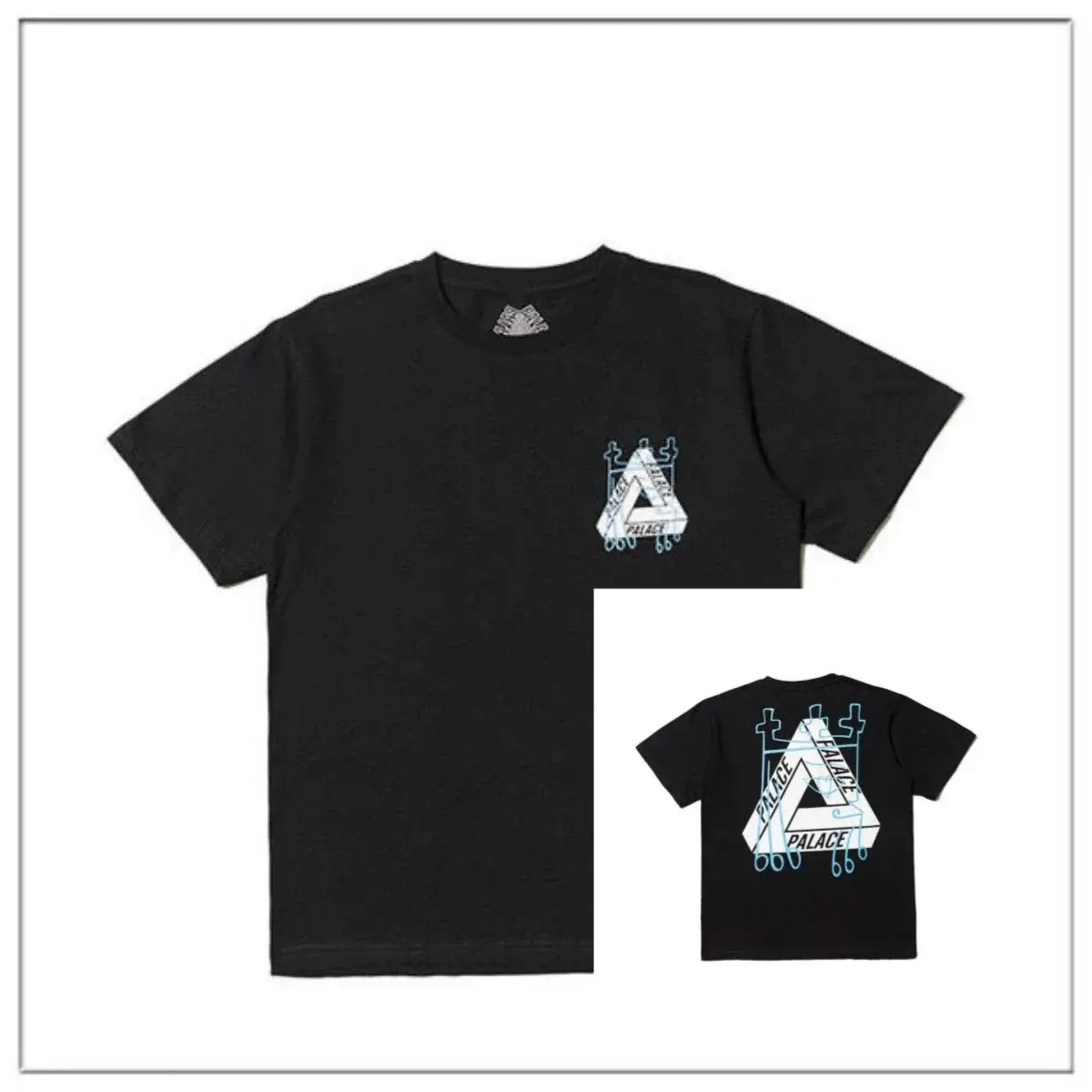 Palace Scaffolding Tri-Ferg T-Shirt Black