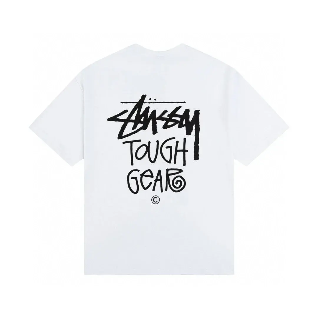 Stussy Tough Gear White Tee
