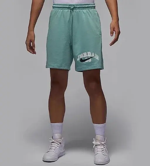 Jordan Graphic Fleece Shorts Mint Green