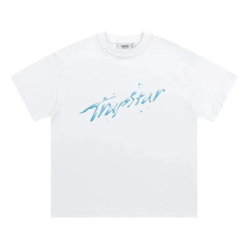 Trapstar Script Logo White Tee