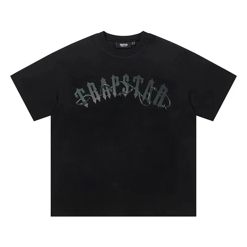 Trapstar Gothic Arch Logo Black Tee