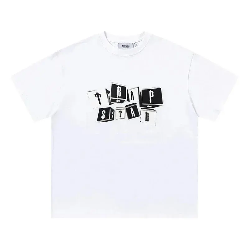 Trapstar Cubes Logo White Tee