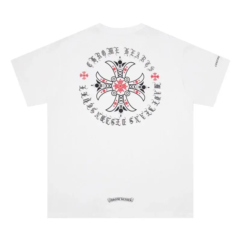 Chrome Hearts Cemetery Cross T-Shirt White