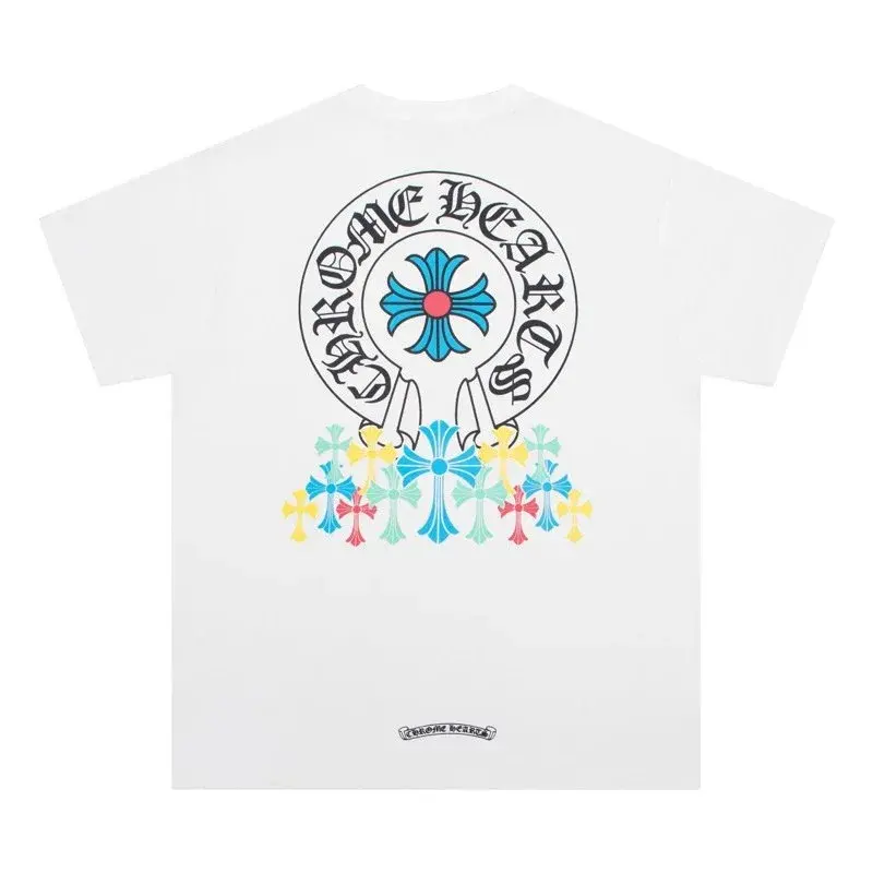 Chrome Hearts Horseshoe Multi-Cross T-Shirt White