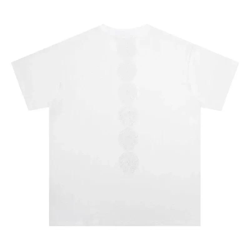 Chrome Hearts Horseshoe Vertical Print T-Shirt White