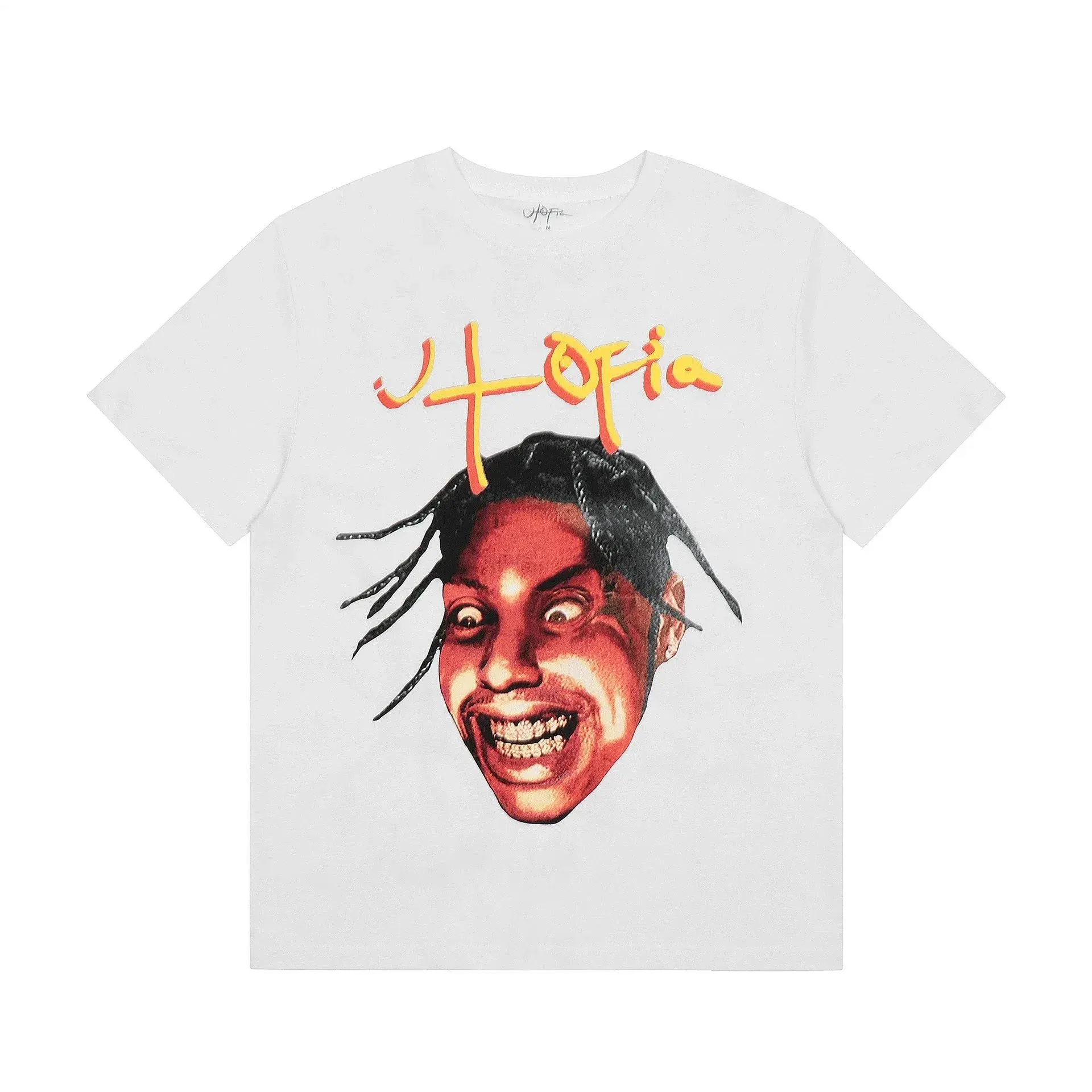Travis Scott Utopia Grills Face T-Shirt White