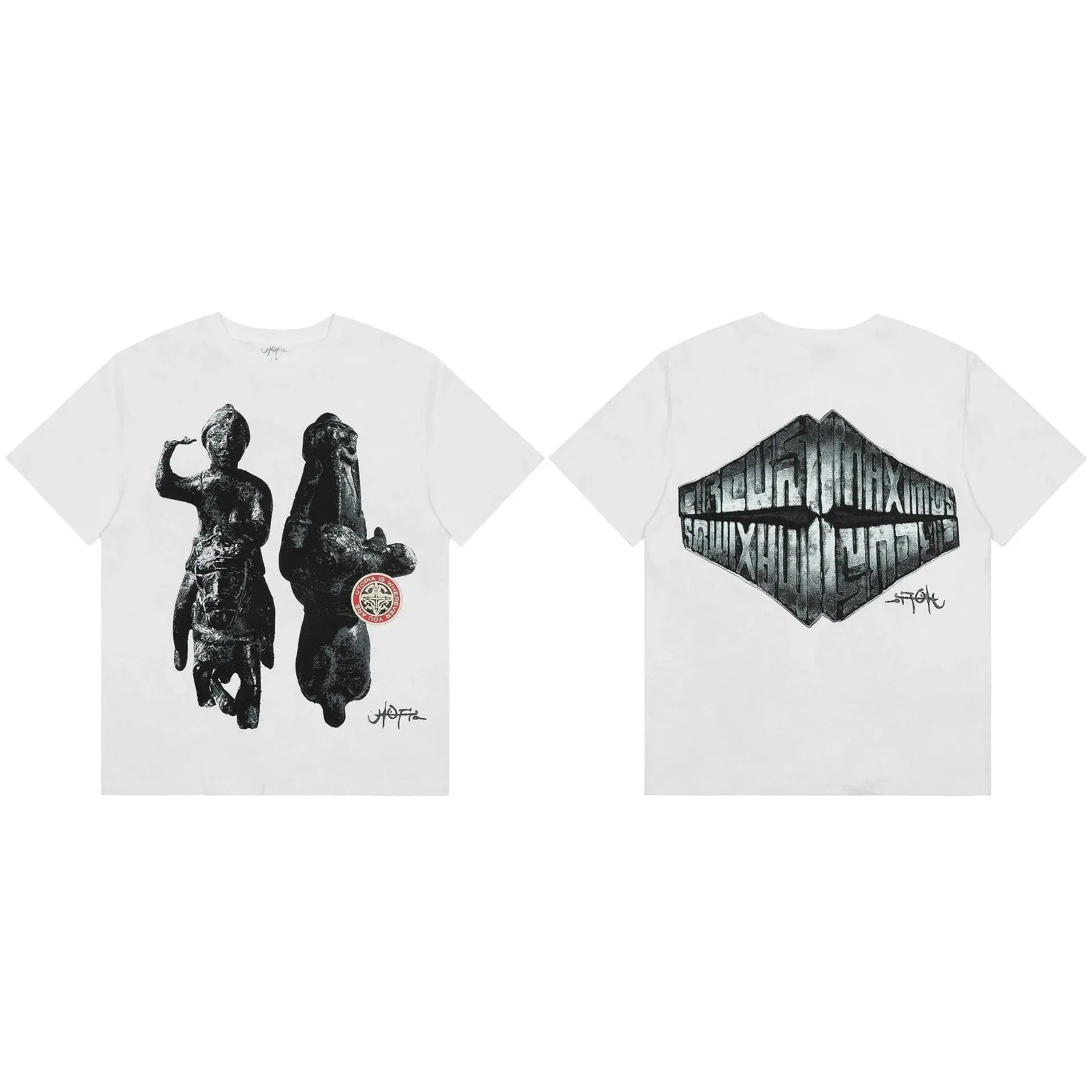 Travis Scott Circus Maximus Statues T-Shirt White
