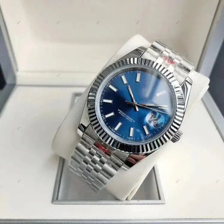 Rolex Datejust Blue Dial Fluted Bezel