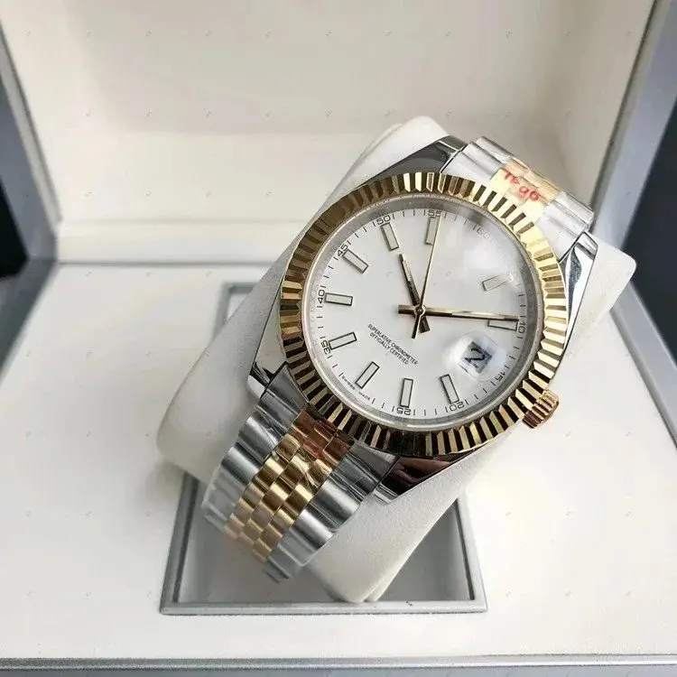 Rolex Datejust White Dial Two-Tone