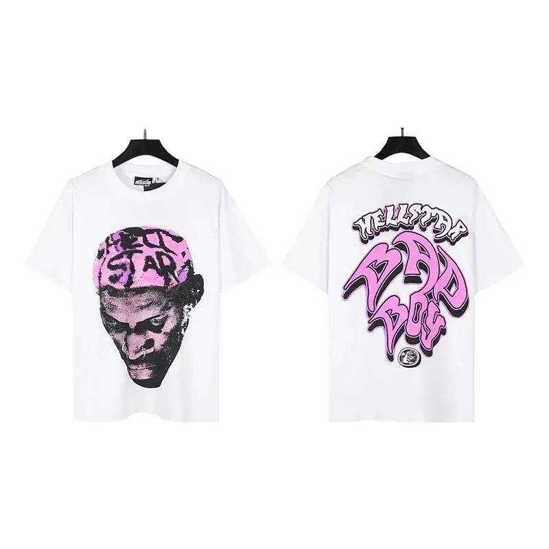 Hellstar Dennis Rodman Bad Boy T-Shirt White