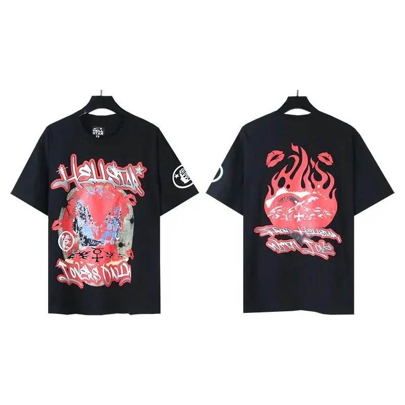 Hellstar Lovers Only T-Shirt Black