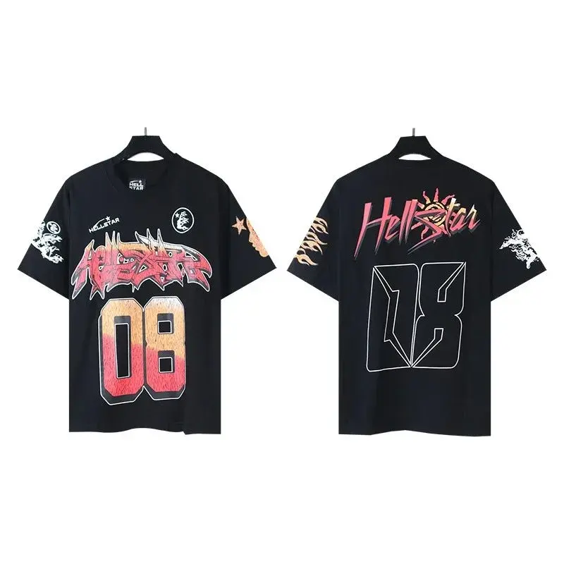 Hellstar 08 Sun T-Shirt Black