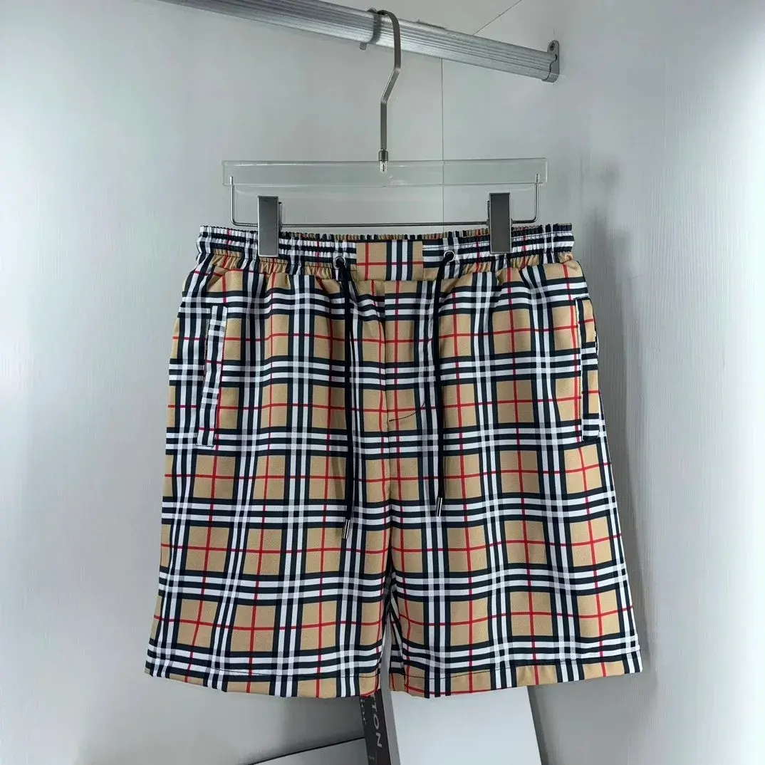 Burberry Vintage Check Drawstring Shorts Archive Beige