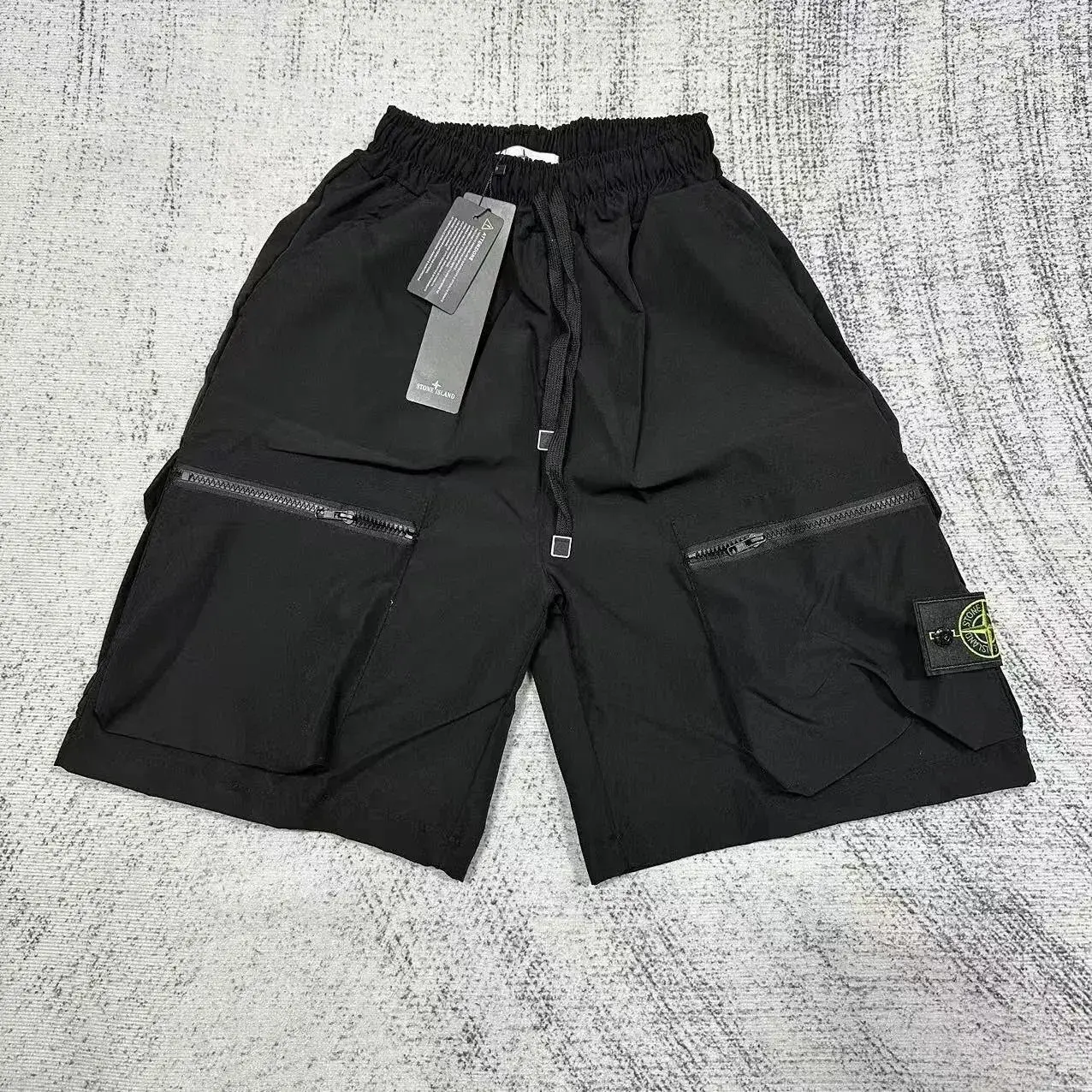 Stone Island Cargo Shorts Black
