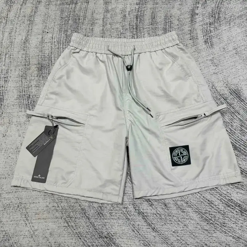 Stone Island Cargo Shorts Light Grey