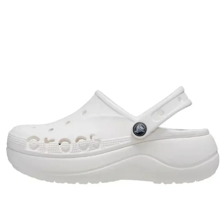 Crocs Women's Baya Platform Clog White