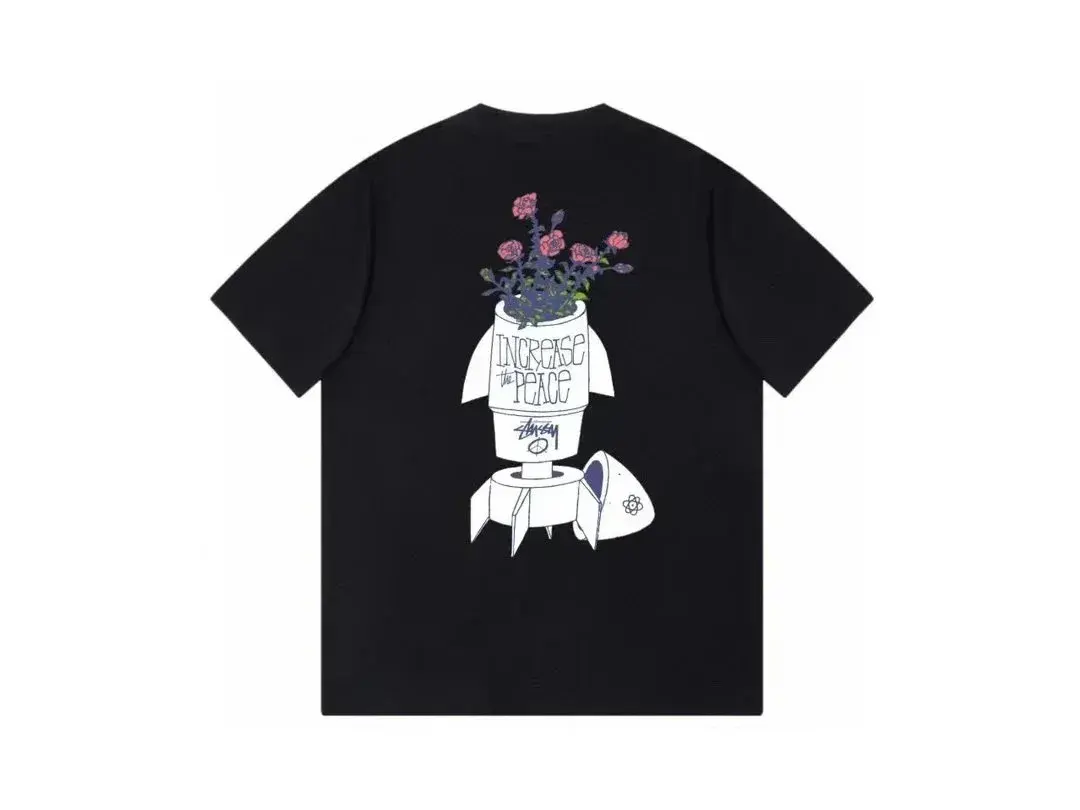 Stüssy Increase The Peace T-Shirt Black