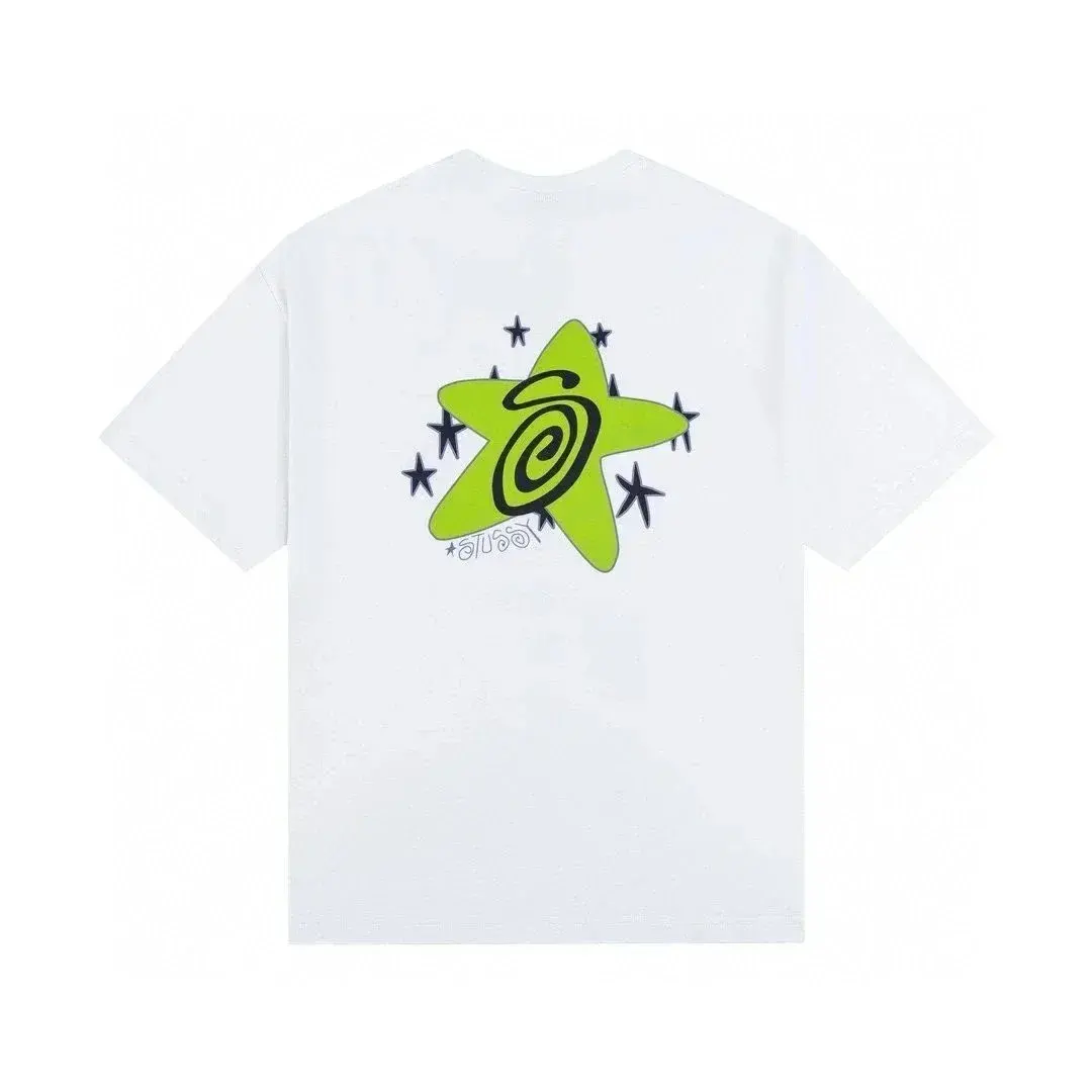 Stüssy Spiral Star T-Shirt White