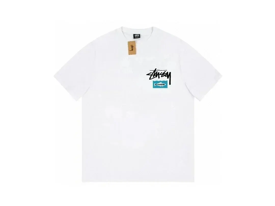 Stüssy Stock Fish T-Shirt White
