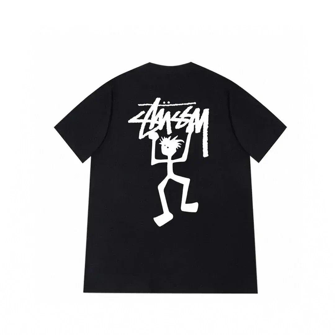 Stüssy Stick Figure T-Shirt Black