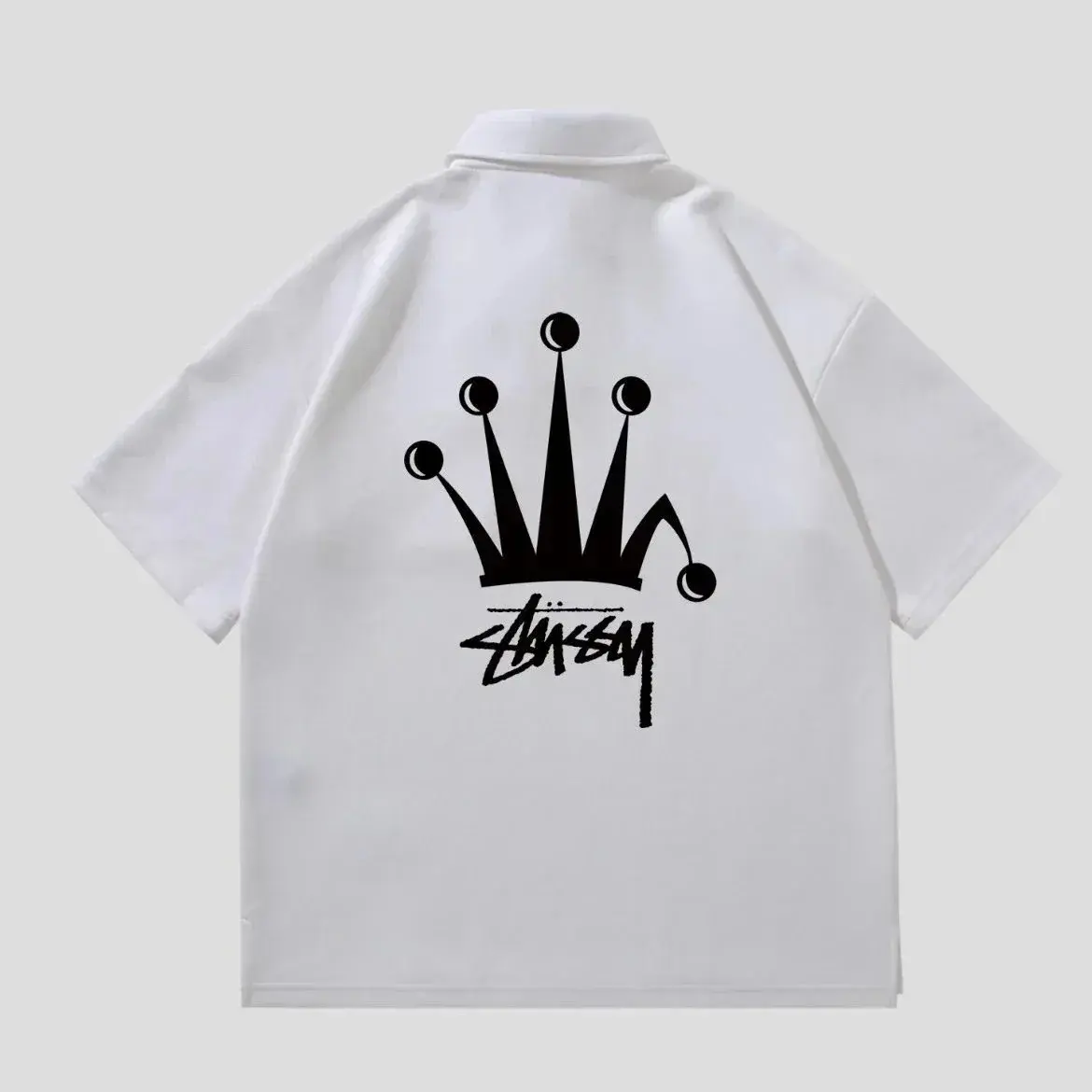 Stüssy Crown Pique Polo White