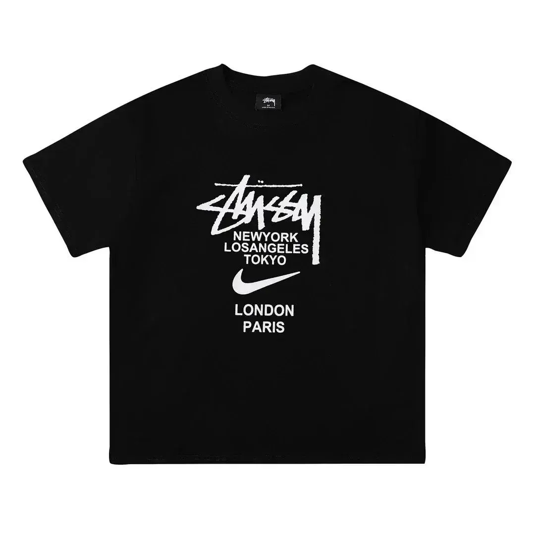 Nike x Stüssy World Tour T-Shirt Black