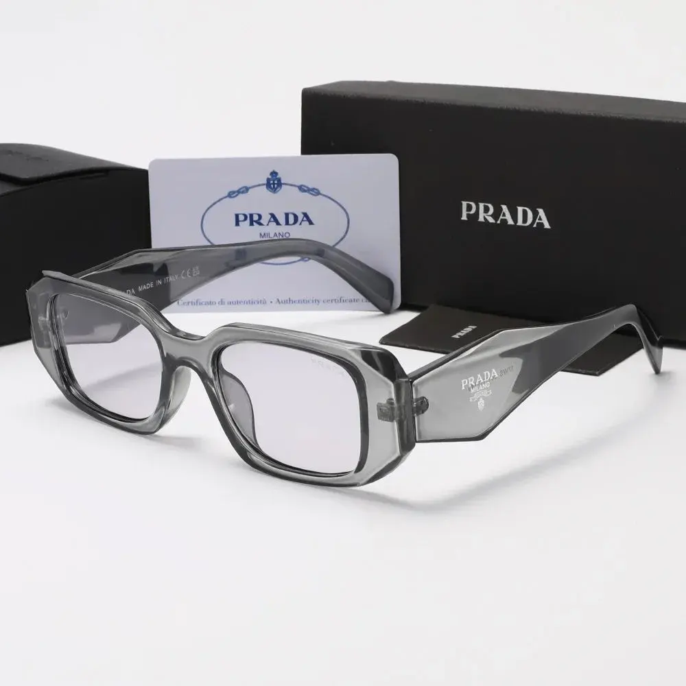 Prada Symbole PR 17WS Glasses Translucent Grey Clear