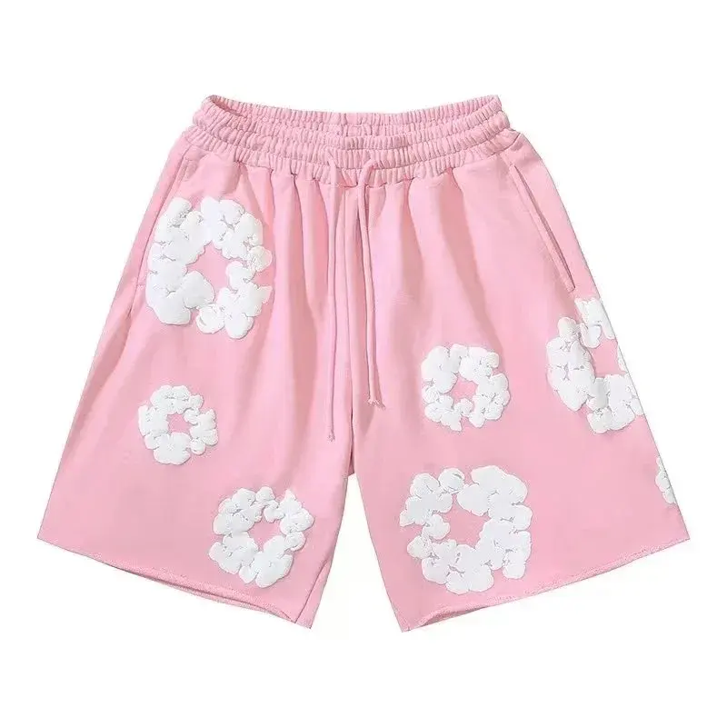 Denim Tears The Cotton Wreath Sweatshorts Pink