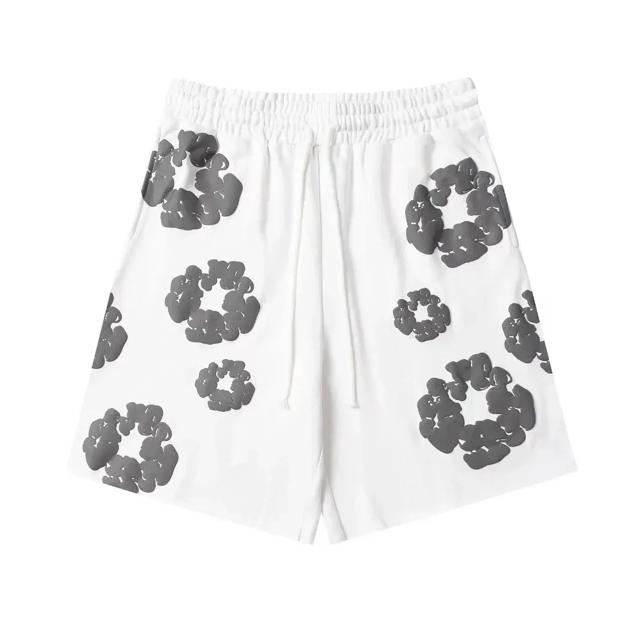 Denim Tears The Cotton Wreath Sweatshorts White