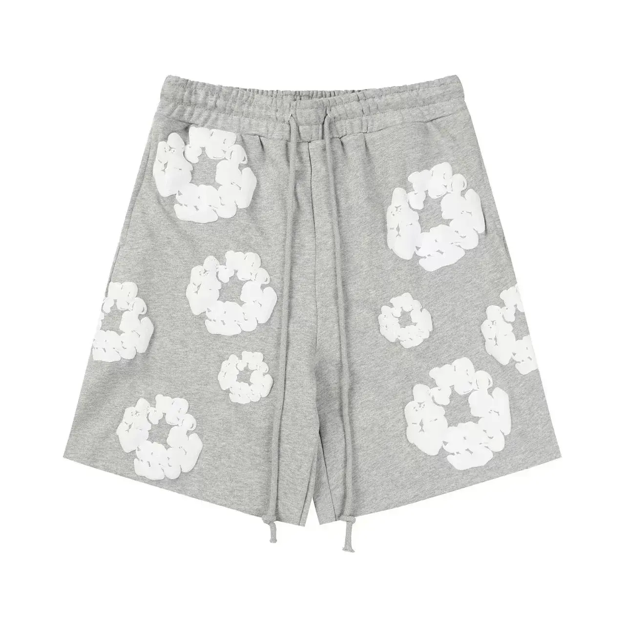 Denim Tears The Cotton Wreath Sweatshorts Heather Grey