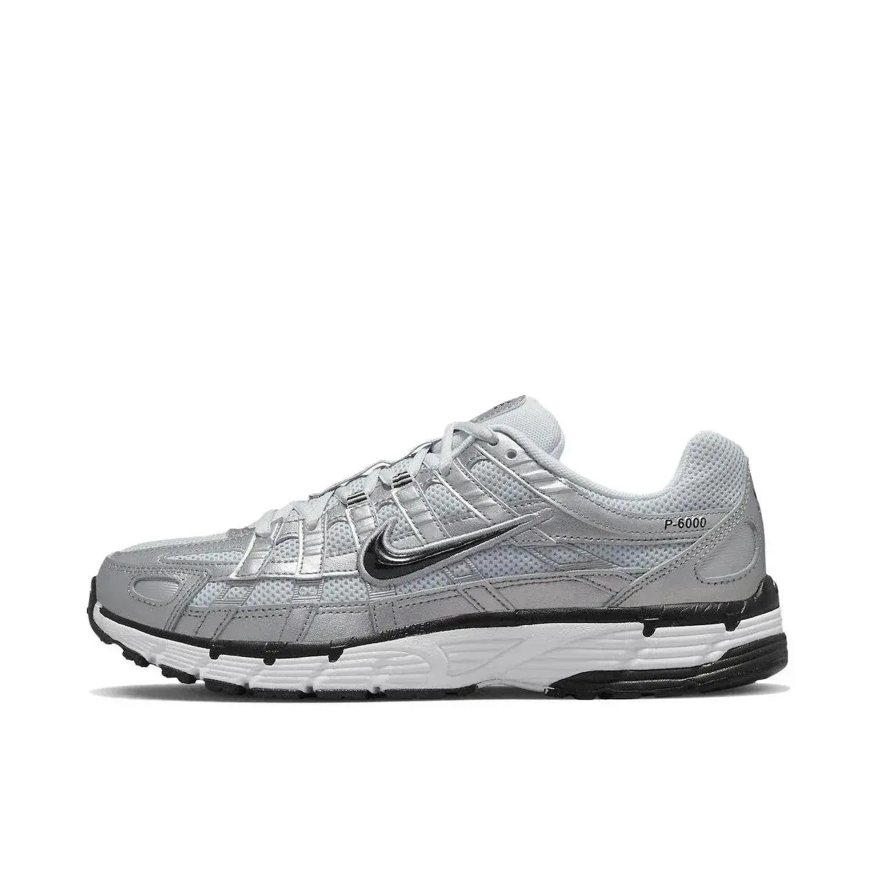 Nike P-6000 'Metallic Silver Black'