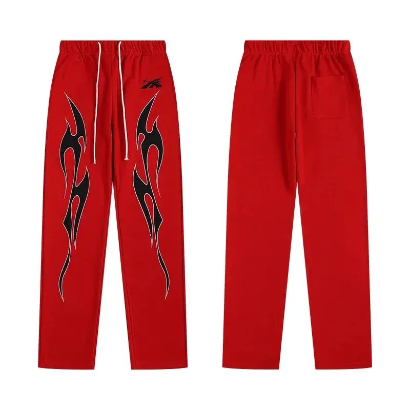 Hellstar Flame Sweatpants Red