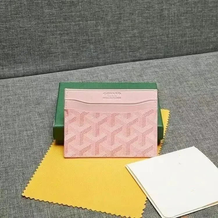 Goyard Saint Sulpice Card Holder Pink