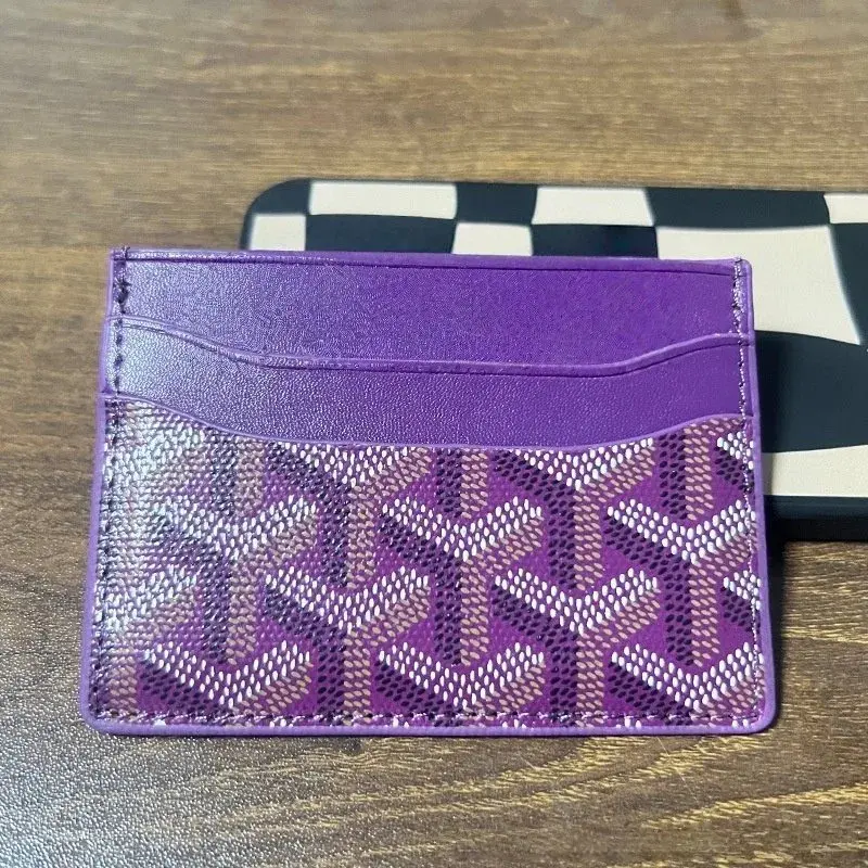 Goyard Saint Sulpice Card Holder Purple
