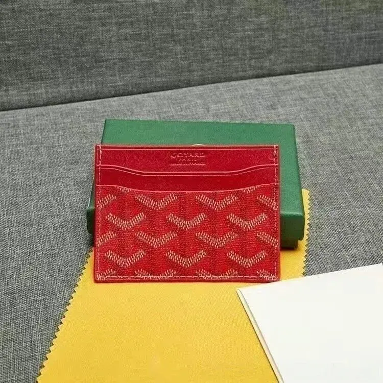 Goyard Saint Sulpice Card Holder Red