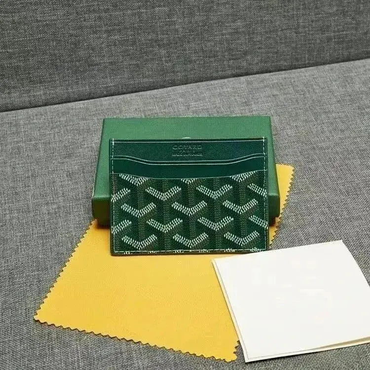 Goyard Saint Sulpice Card Holder Green
