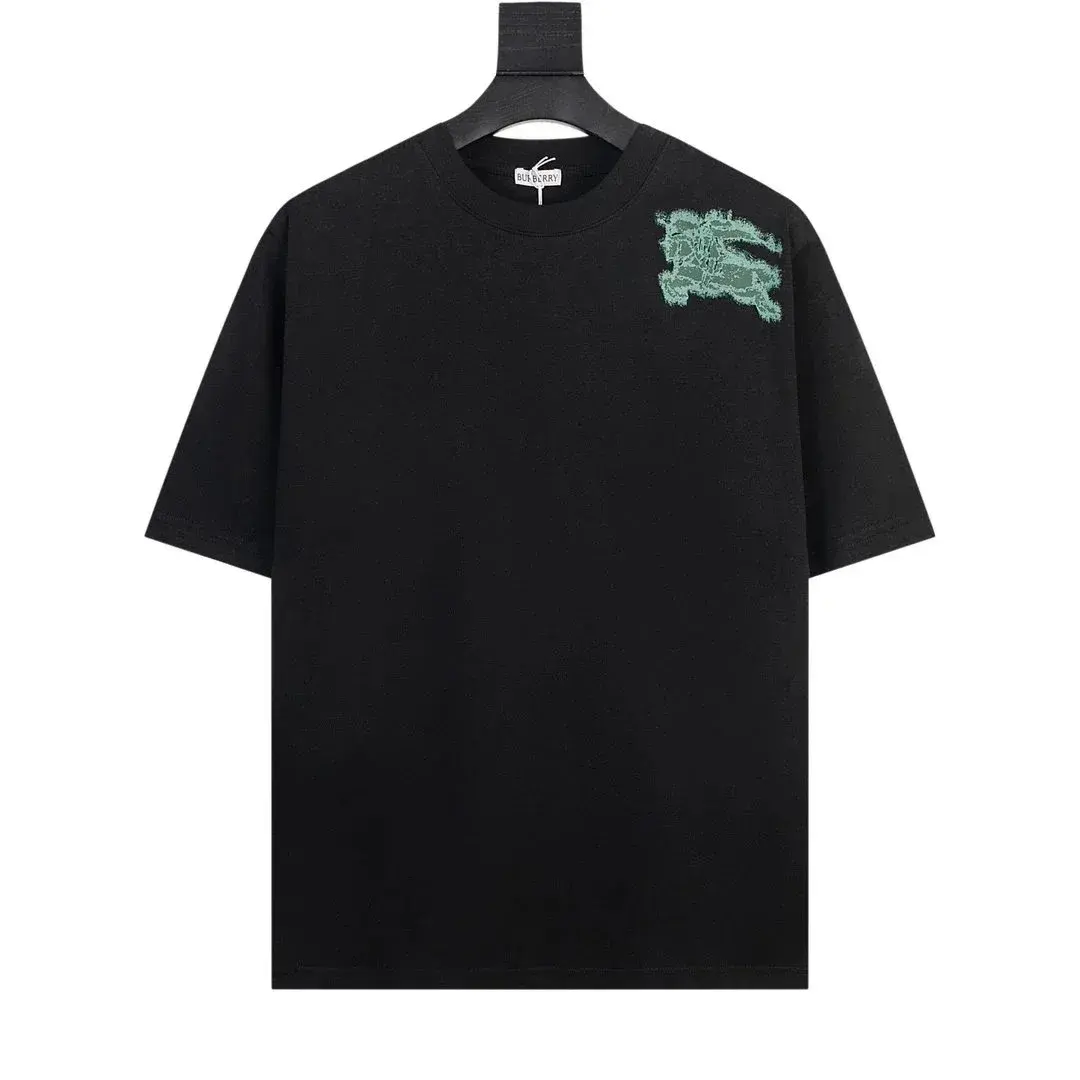 Burberry EKD Applique T-Shirt Black Sage Green