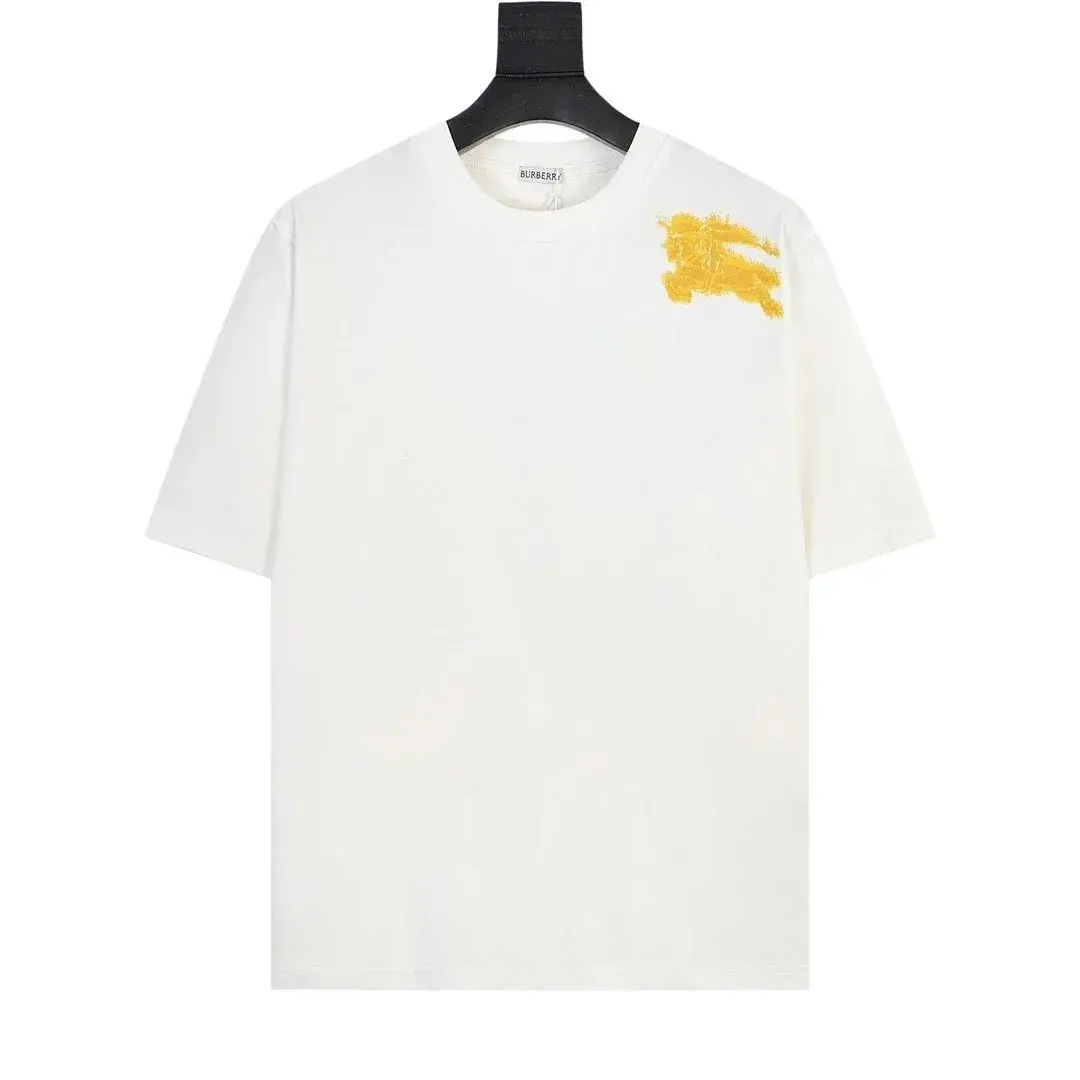 Burberry EKD Applique T-Shirt White Yellow