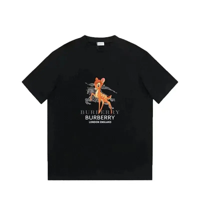 Burberry Bambi Fawn Graphic T-Shirt Black