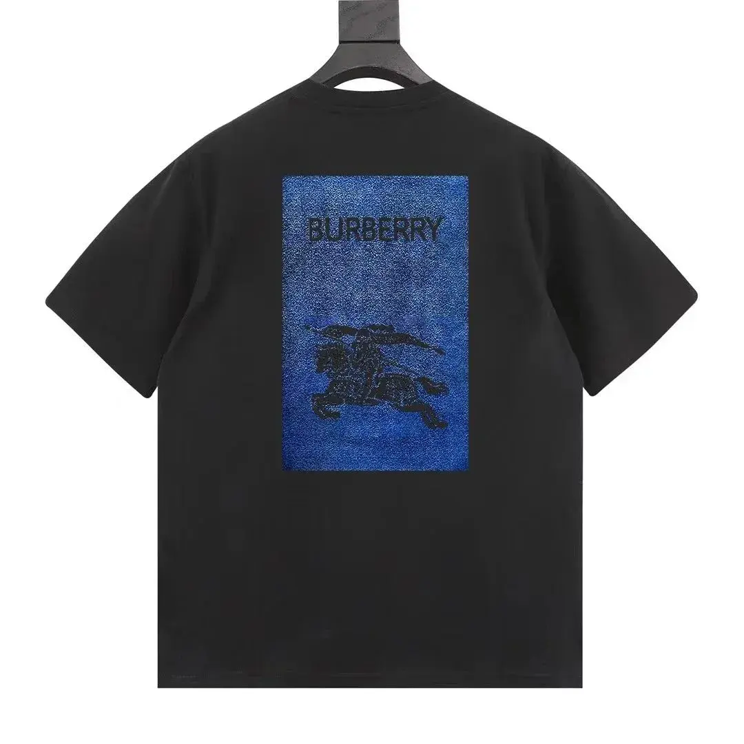 Burberry Equestrian Knight Graphic T-Shirt Black