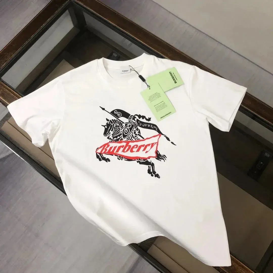 Supreme x Burberry Crusader T-Shirt White