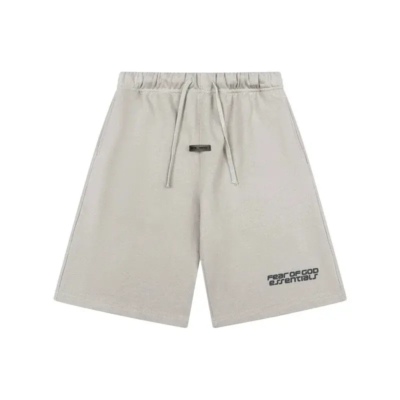 Fear of God Essentials Graphic Sweatshorts Light Grey