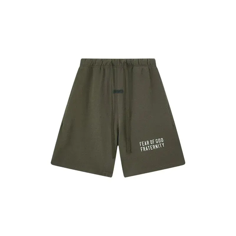 Fear of God Fraternity Sweatshorts Olive Green