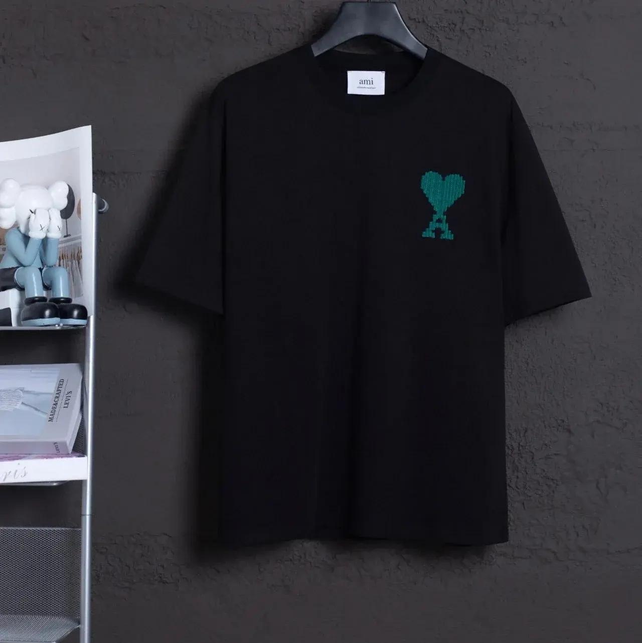 Ami Paris Heart Logo T-Shirts