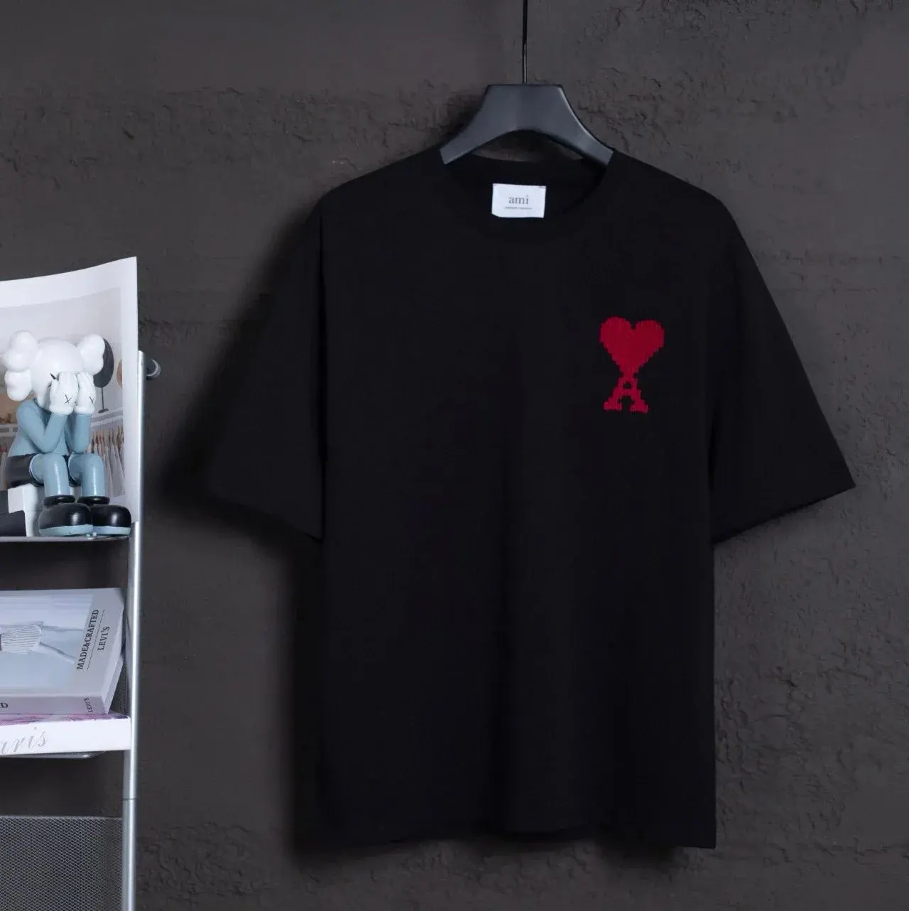 Ami Paris Heart Logo T-Shirts