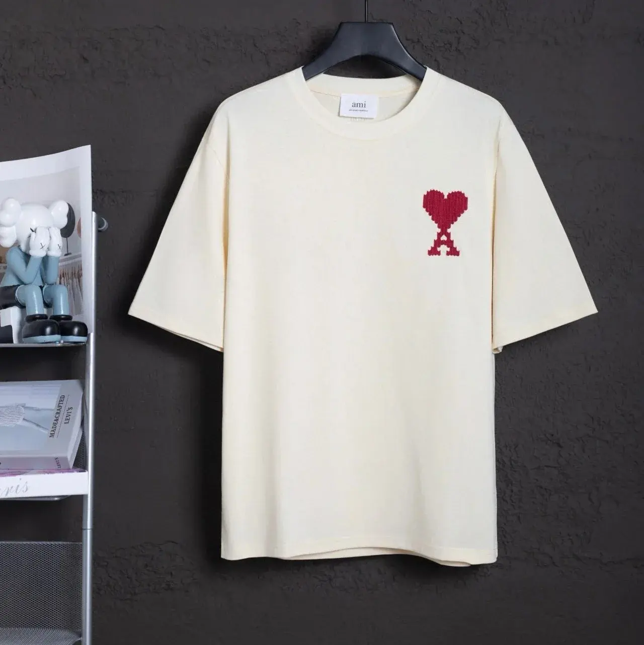 Ami Paris Heart Logo T-Shirts