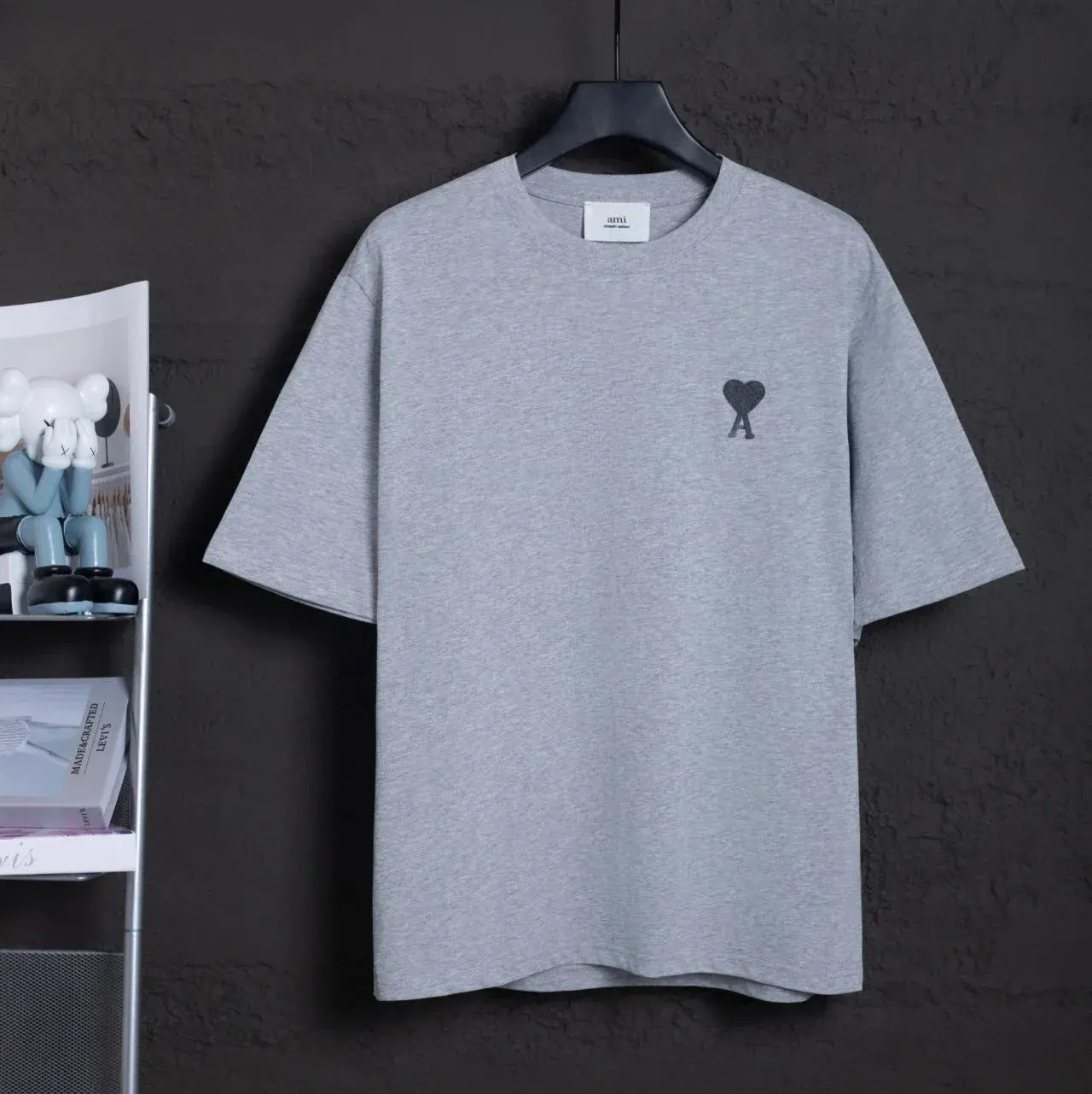Ami Paris Heart Logo T-Shirts