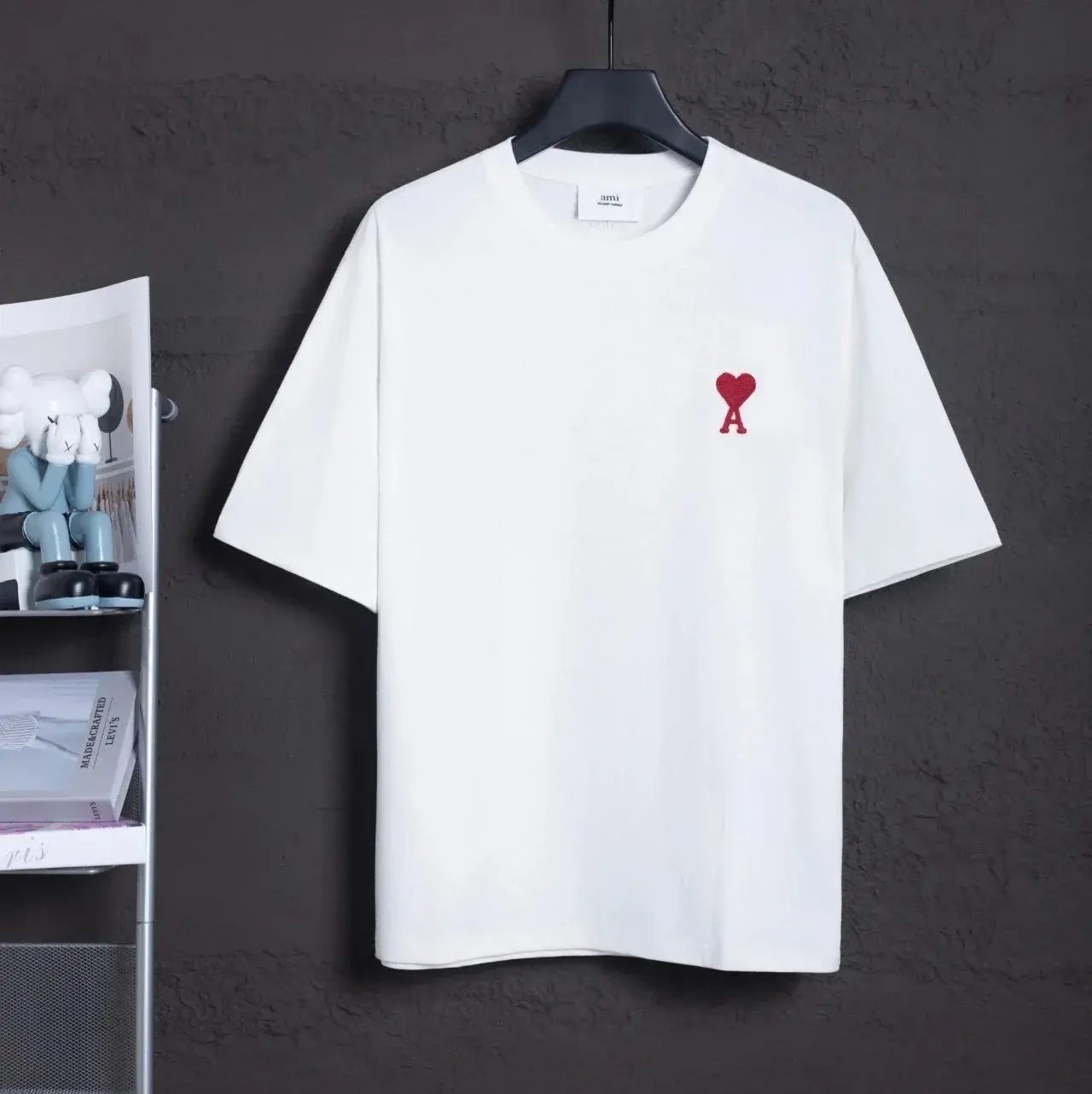 Ami Paris Heart Logo T-Shirts