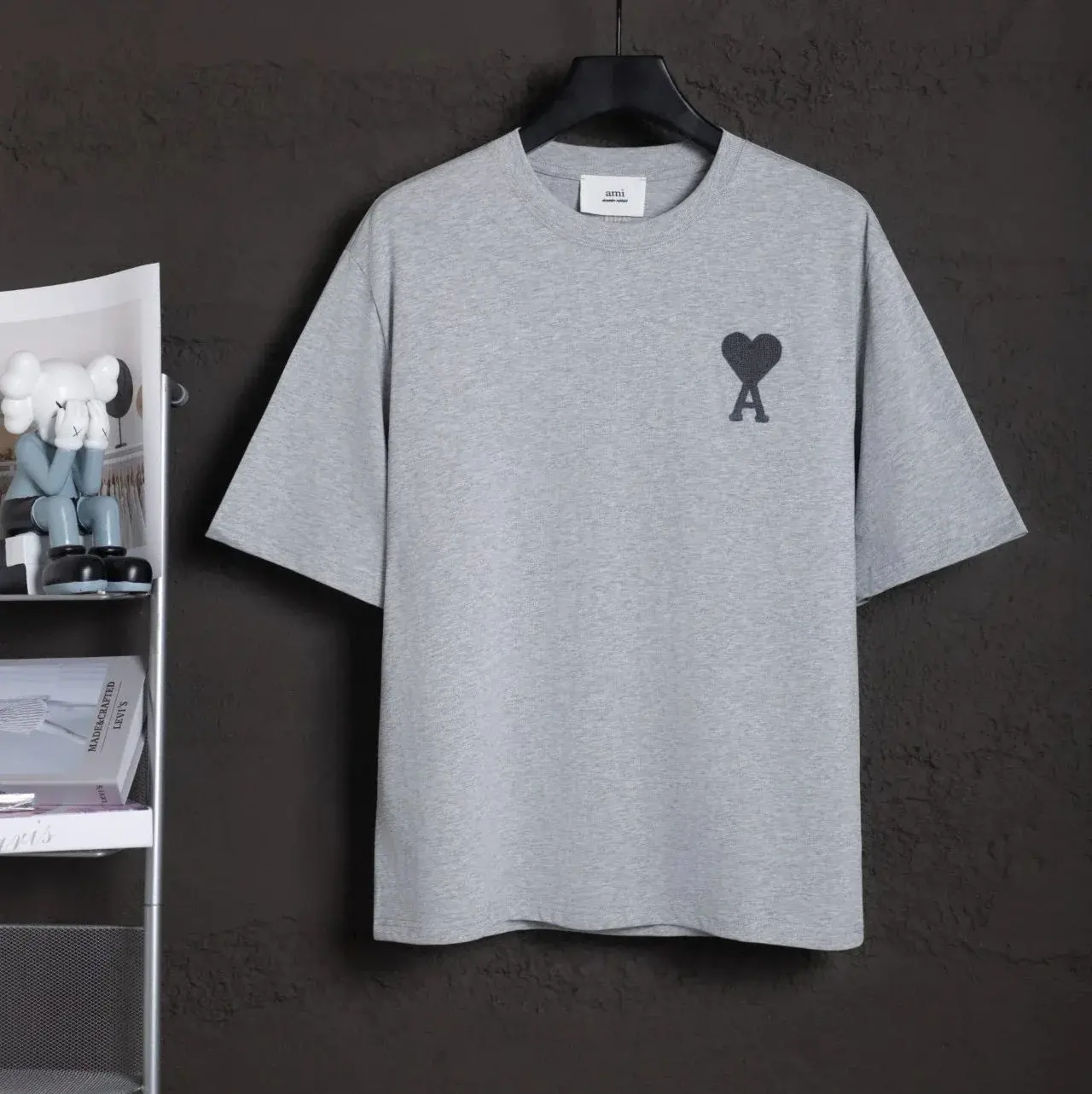 Ami Paris Heart Logo T-Shirts