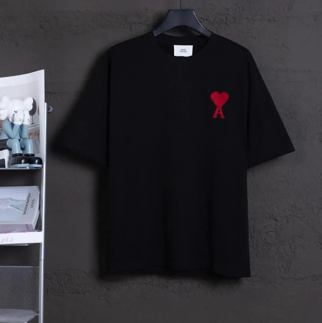 Ami Paris Heart Logo T-Shirts